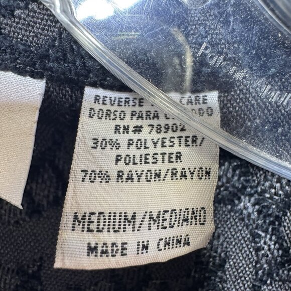 VTG Erin London Jacket Blazer M Black Baroque Brocade Tapestry Damask Velvet - Picture 5 of 6